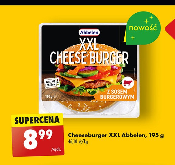 Cheeseburger Abbelen promocja
