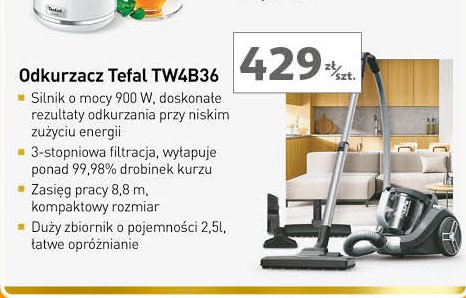 Odkurzacz tw4b36 Tefal promocja