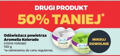 Odświeżacz powietrza Aromella Kolorado drugi -50% taniej promocja w Netto