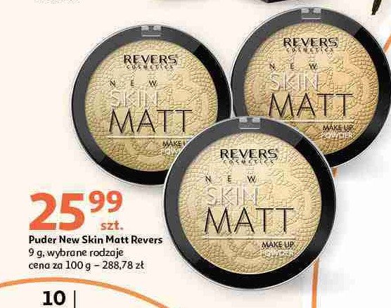 Puder do twarzy 02 REVERS SKIN MATTE promocja