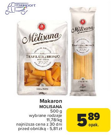 Makaron spaghetti 15 La molisana promocja