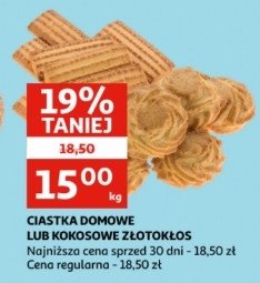 Ciastka kokosowe Złotokłos promocja