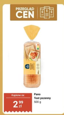 Tost pszenny  promocja w Biedronka