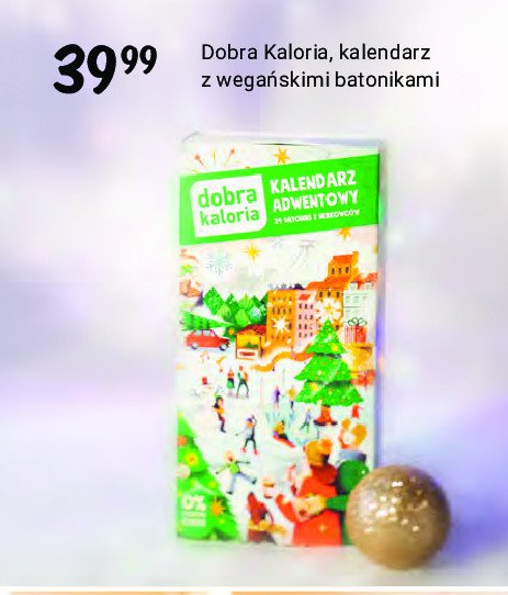Kalendarz z batonikami Dobra kaloria promocja