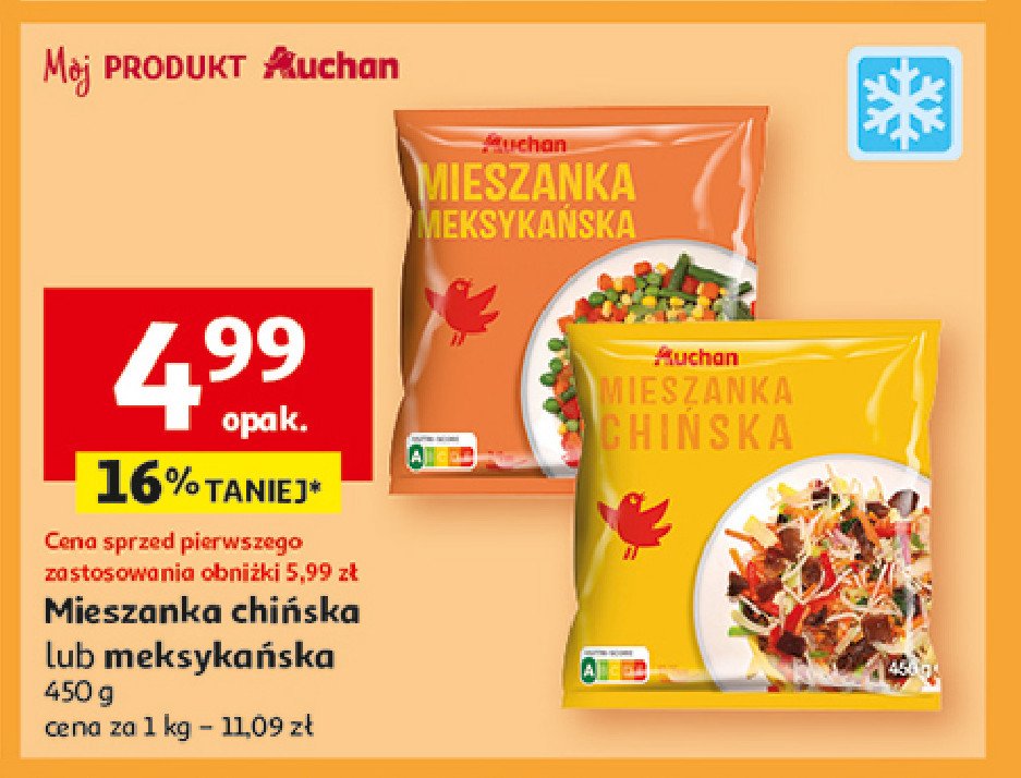 Mieszanka chińska Auchan promocja w Auchan