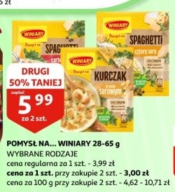 Spaghetti 4 sery Winiary pomysł na ... promocja