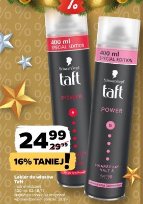 Lakier do włosów (różne rodzaje) promocja w Netto