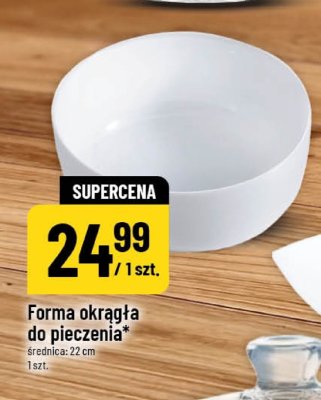 Forma okrągła do pieczenia średnica 22cm promocja w POLOmarket