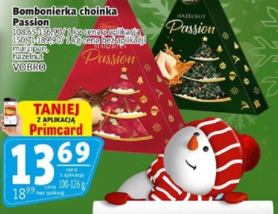 Bombonierka choinka Passion VOBRO promocja w Prim Market