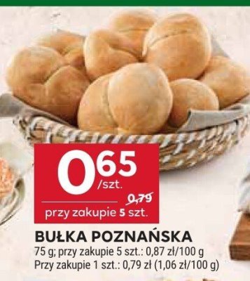 Bułka poznańska promocja w Stokrotka