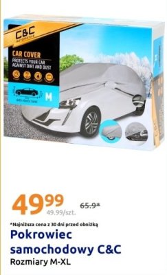 Pokrowiec samochodowy r. M-XL promocja w Action