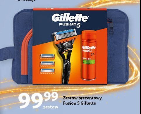 Maszynka + żel do golenia + kosmetyczka Gillette fusion proglide promocja