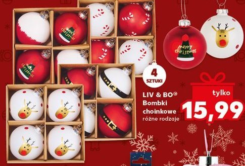 Bombki szklane dekorowane 8cm Vitbis promocja