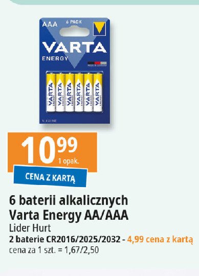 Bateria cr 2025 Varta promocja