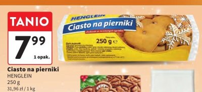 Ciasto na pierniki HENGLEIN promocja w Intermarche