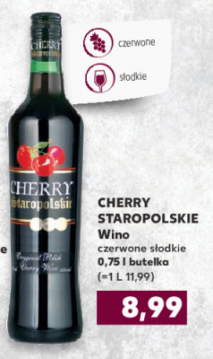 Wino Staropolskie cherry promocja