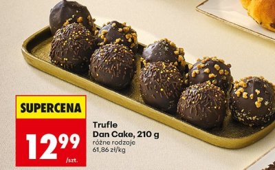 Trufle Dan Cake, 210 g różne rodzaje promocja w Biedronka