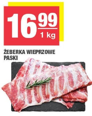 Żeberka wieprzowe paski promocja w SPAR