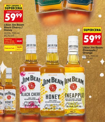 Likier Jim Beam Pineapple / Orange promocja w Biedronka