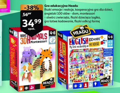 Gra montessori stwórz zwierzęta 3d Headu promocja