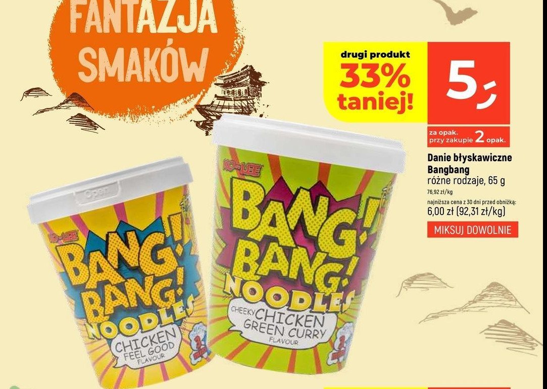 Danie kurczak feel good Bang bang promocja