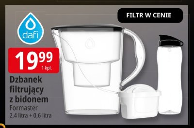 Dzbanek filtrujący z bidonem Dafi Formaster promocja w Leclerc