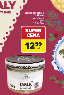 Smalec ze skwarkami i śliwką 180 g Bacówka promocja w Carrefour Market
