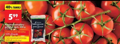 Pomidorki koktajlowy gałązka promocja w Biedronka