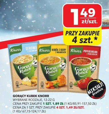 Gorący Kubek Knorr promocja w Top Market