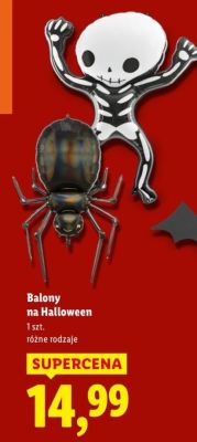Balony na Halloween promocja w Lidl