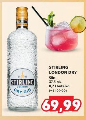 Gin Stirling london dry promocja