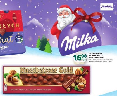Czekolada Alpen Gold Nussbeisser promocja w Stokrotka