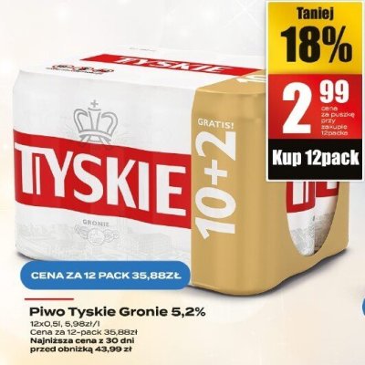 Piwo promocja w Supeco