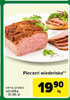 Pieczeń wiedeńska promocja w Carrefour Express