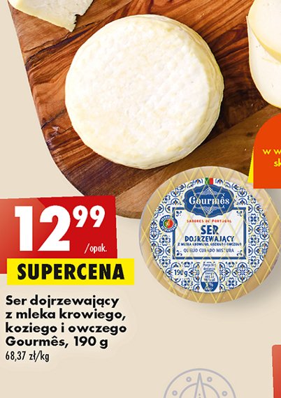 Ser z mleka krowiego Gourmes promocja