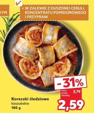Koreczki śledziowe kaszubskie promocja w Kaufland
