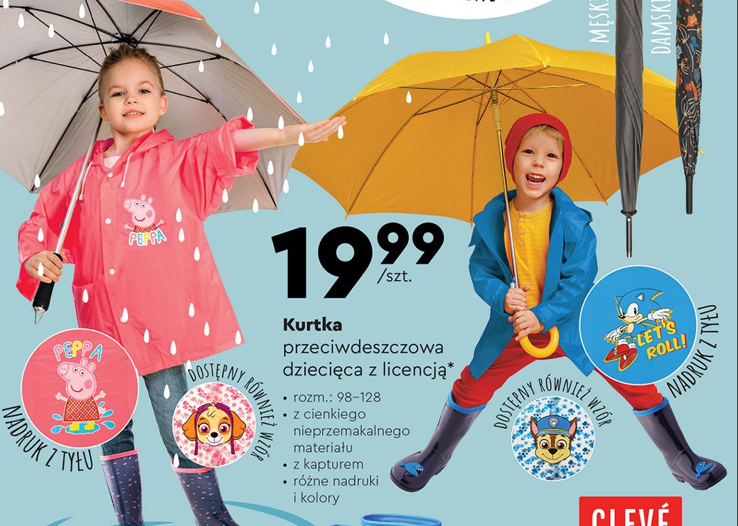Kurtka przeciwdeszczowa 98-128 psi patrol Cleve promocja