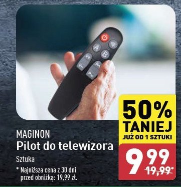 Pilot do telewizora Maginon promocja w Aldi