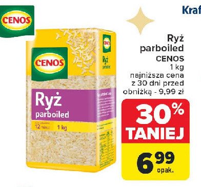 Ryż parboiled Cenos promocja w Carrefour Market