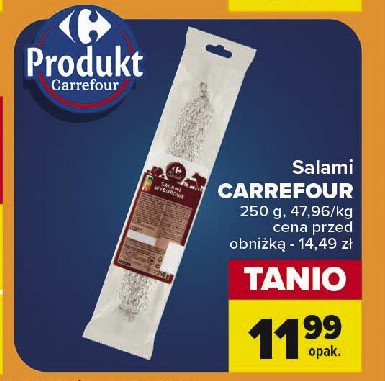 Salami wyborowe Carrefour promocja