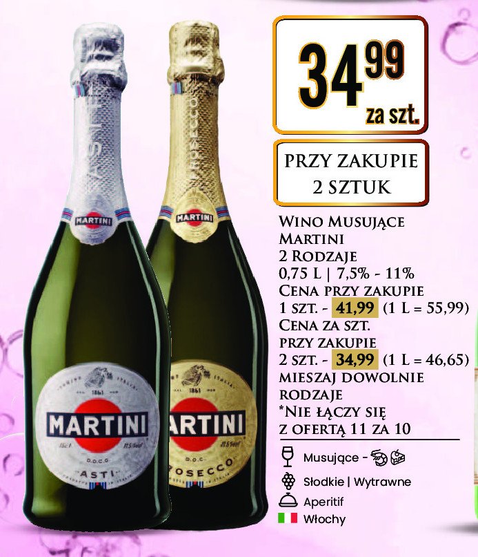Wino Martini asti promocja w Dino
