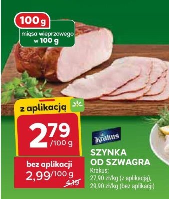 Szynka od Szwagra Krakus promocja w Stokrotka