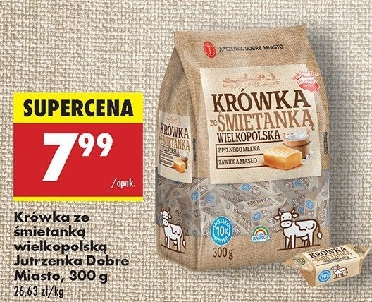 Krówka ze śmietanką wielkopolską Jutrzenka dobre miasto promocja