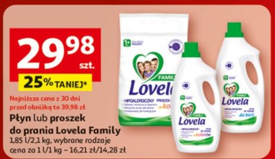 Płyn lub proszek do prania Lovela Family promocja w Auchan