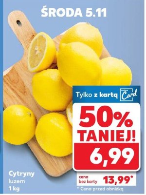 Cytryny promocja w Kaufland