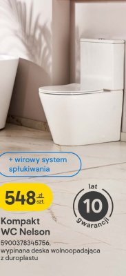 Kompakt WC Nelson promocja w Castorama