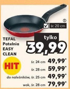 Patelnia easy clean 20 cm Tefal promocja