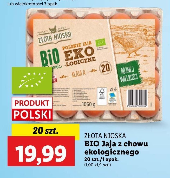 Jaja kl. a Złota nioska promocja