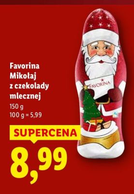 Mikołaj z czekolady mlecznej 150 g promocja w Lidl