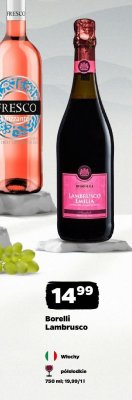Wino Borelli Lambrusco promocja w Netto